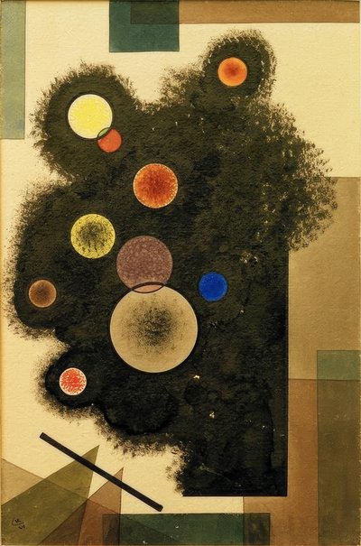 黒の円 作： Wassily Kandinsky