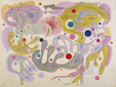 ムーディーズフォーム（Formes capricieuses）。 1937 作： Wassily Kandinsky