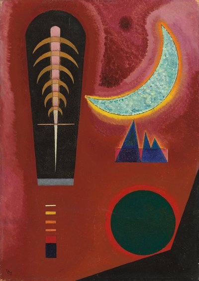 ゆるく赤で;腐敗を失う 作： Wassily Kandinsky