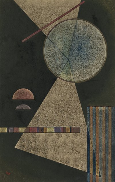 ミーティングポイント、1928 作： Wassily Kandinsky