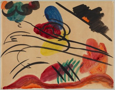 ライダー3人で 作： Wassily Kandinsky