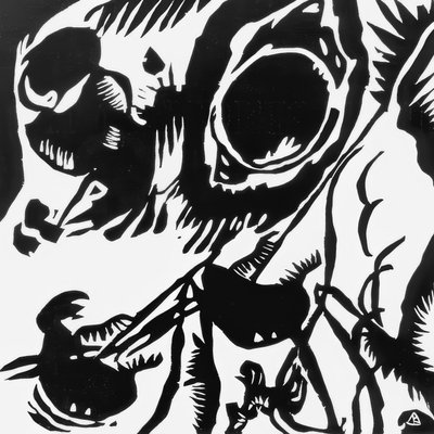 即興のモチーフ25 作： Wassily Kandinsky