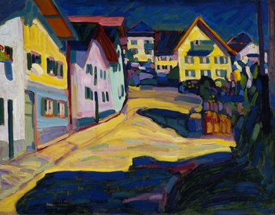 ムルナウ、ブルクグラーベンシュトラーセ1 作： Wassily Kandinsky