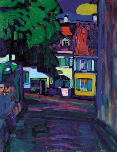 ムルナウ、オーバーマルクトの家、1908 作： Wassily Kandinsky