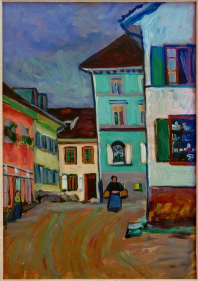 ムルナウ-ヨハニス通り 作： Wassily Kandinsky