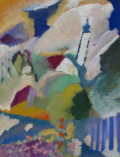 ムルナウと教会 I 作： Wassily Kandinsky