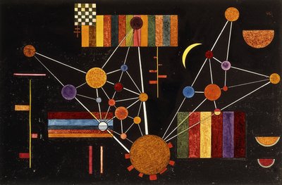 上から見たネットワーク、No.231;上からのブレード、いいえ。 231 作： Wassily Kandinsky