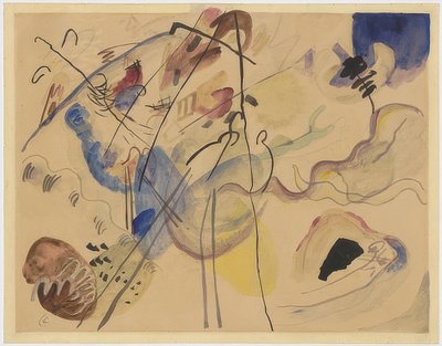 無題。 1911-12 作： Wassily Kandinsky