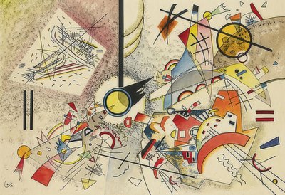無題。 1923 作： Wassily Kandinsky