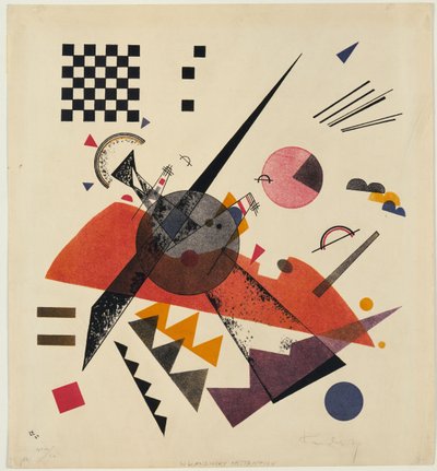 オレンジ、1923 作： Wassily Kandinsky