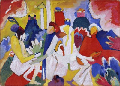 オリエンタル、1909 作： Wassily Kandinsky
