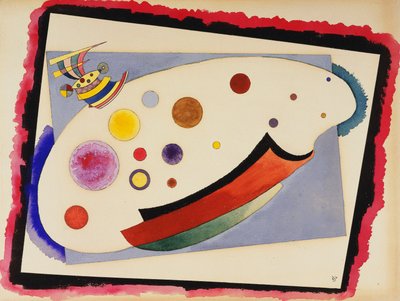 楕円形のアニメ 作： Wassily Kandinsky