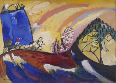 トロイカの絵、1911年1月18日 作： Wassily Kandinsky