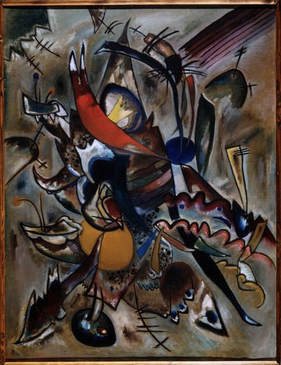 ""Painting with points (Composition N. 223)"" Peinture de Vassily Kandinsky (ou Wassily Kandinski ou Kandinskij) 作： Wassily Kandinsky