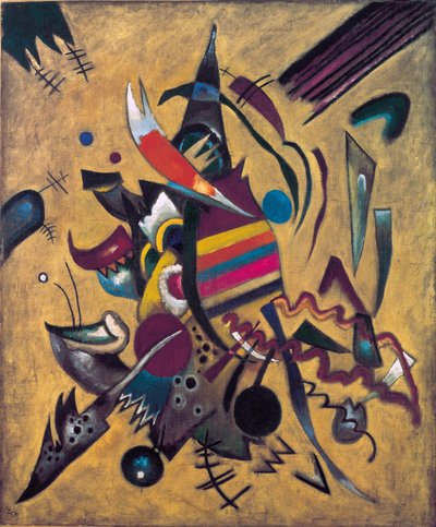 「ポイント」ヴァシリー・カンディンスキー（またはワシリー・カンディンスキーまたはカンディンスキー）の絵画 作： Wassily Kandinsky