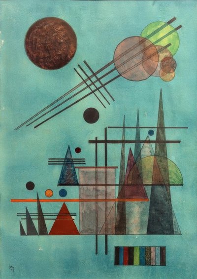 風景と風景 作： Wassily Kandinsky
