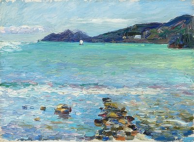 ラパッロ、ポルトフィーノの眺め。 1906年頃 作： Wassily Kandinsky