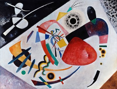 レッドスポットⅡ、 作： Wassily Kandinsky