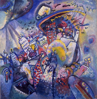 赤の広場、1916 作： Wassily Kandinsky