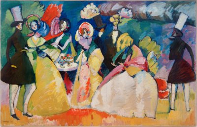 フープスカートの会 作： Wassily Kandinsky