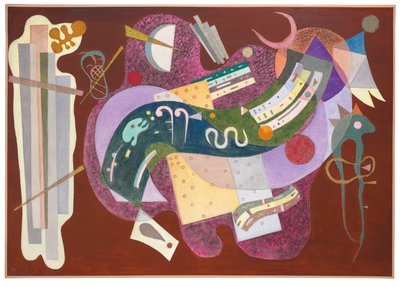 硬くて曲がっている 作： Wassily Kandinsky