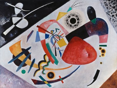 レッドスポットⅡ 作： Wassily Kandinsky