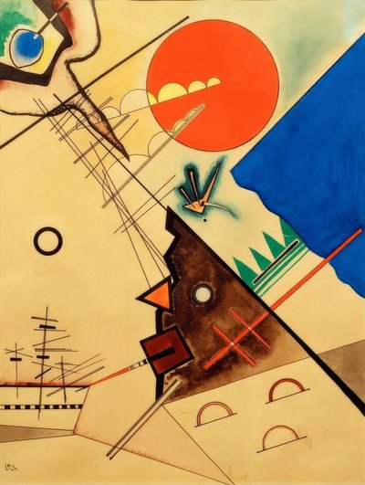 赤い丸 作： Wassily Kandinsky