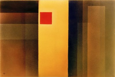 赤い四角 作： Wassily Kandinsky