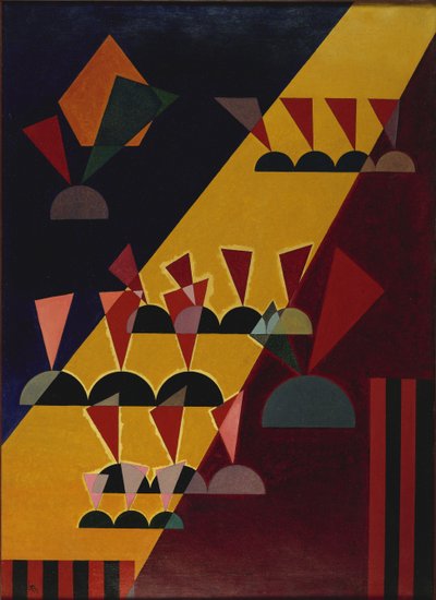 鋭いアイデア 作： Wassily Kandinsky