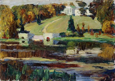 Akhtyrka - 秋のスケッチ 作： Wassily Kandinsky