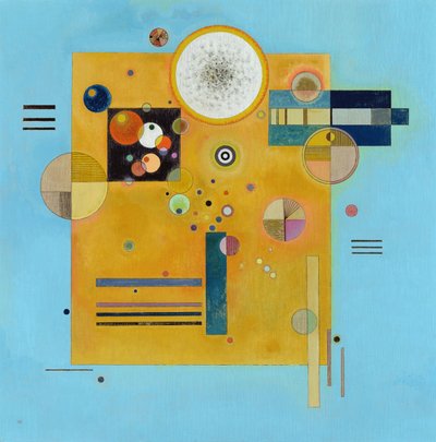 ソフトプレッシャー、1931 作： Wassily Kandinsky