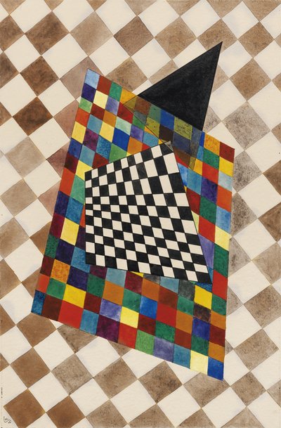 二乗、1925 作： Wassily Kandinsky