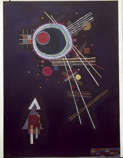 光線。 1927 作： Wassily Kandinsky