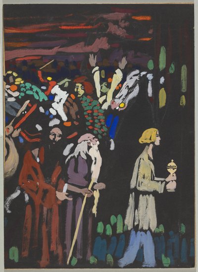 「パニック」に関する研究 作： Wassily Kandinsky