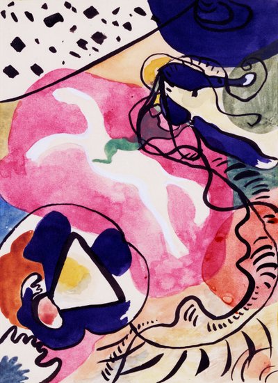 ブルーナイトの研究 作： Wassily Kandinsky