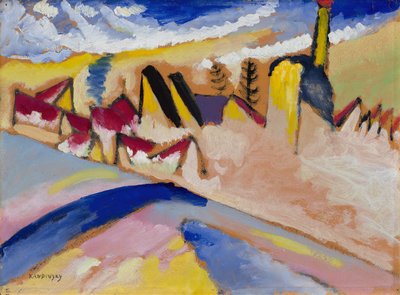 Winter No. II、1910-1911 の研究。 作： Wassily Kandinsky