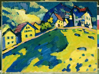 夏の風景 作： Wassily Kandinsky