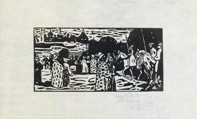 日曜日 - 古いロシア語 作： Wassily Kandinsky