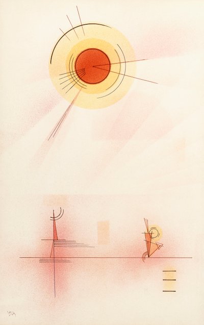 日光 作： Wassily Kandinsky