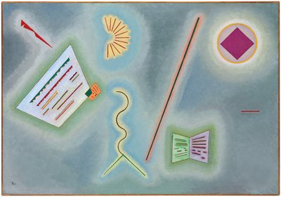 サーフェスとライン 作： Wassily Kandinsky