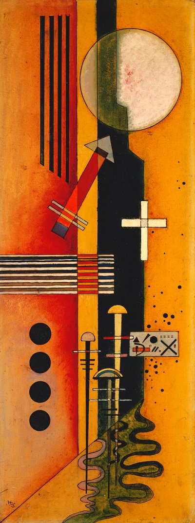 ピンクに向けて;ズマローザ 作： Wassily Kandinsky