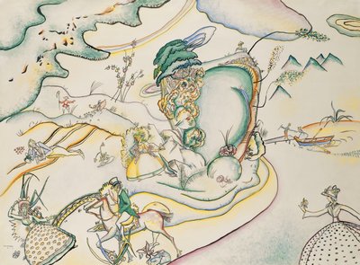 ささいなことIII;バガテレンIII 作： Wassily Kandinsky