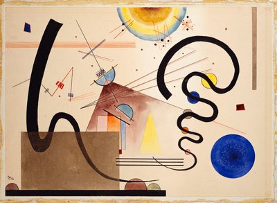 2つのモーション 作： Wassily Kandinsky