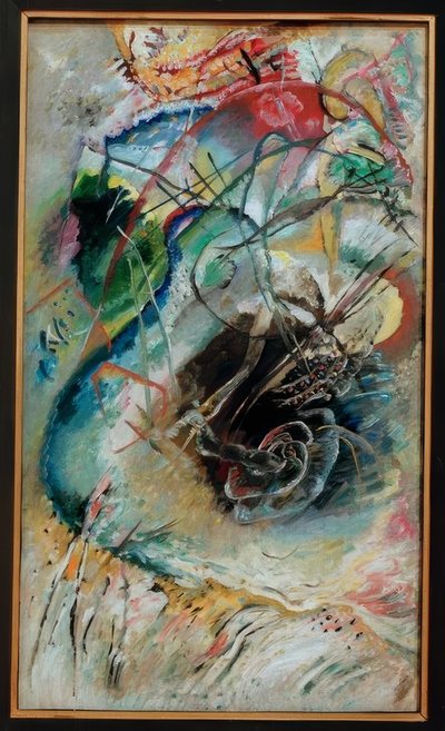 名前のない即興IV 作： Wassily Kandinsky