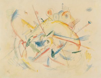 無題、1915年。 作： Wassily Kandinsky