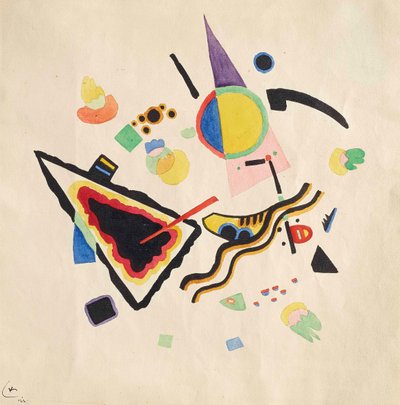 無題、1921年。 作： Wassily Kandinsky