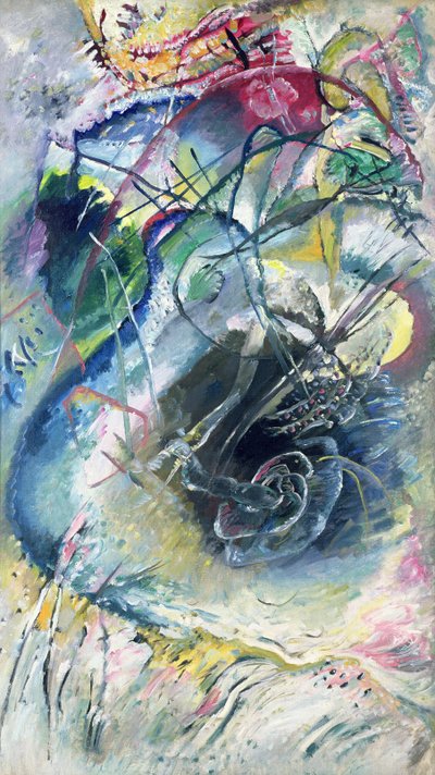 無題の即興、1914 作： Wassily Kandinsky