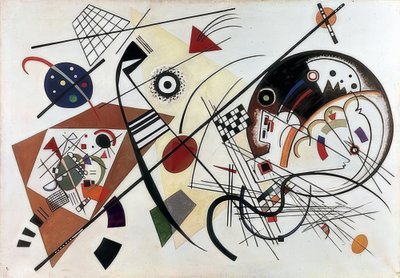 連続線。約1922-44 作： Wassily Kandinsky