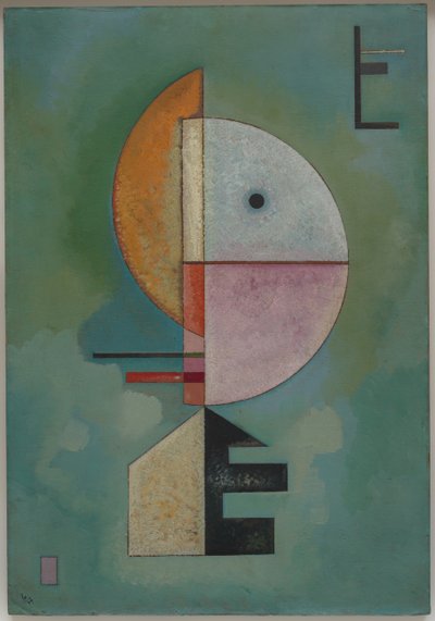 上向き、1929 作： Wassily Kandinsky