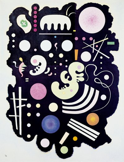 カンディンスキーの「ヴァリエーション・ブラック」の絵 作： Wassily Kandinsky